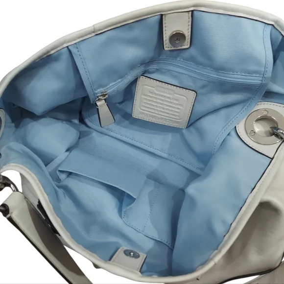 Coach Vintage Leather Slouchy Shoulder Bag EUC - Picture 9 of 11